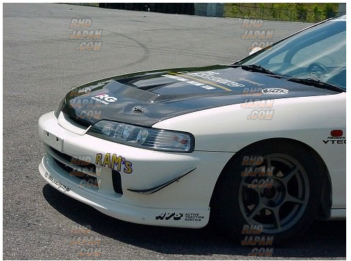 J's Racing Aero Bonnet Type-S FRP OEM Paint - DC2 - RHDJapan